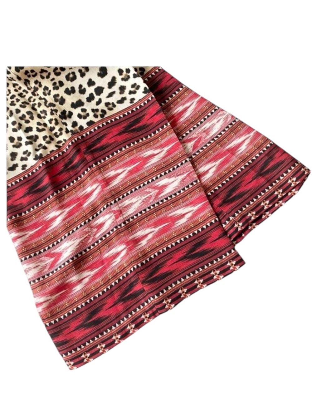 new Kobi Halperin 𑁍 Silk Leopard Print Wide Leg Pant 𑁍 Hibiscus Contrast 𑁍 M - Picture 9 of 16
